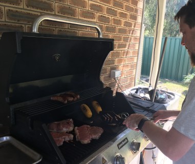 オーストラリアデイのバーベキュー